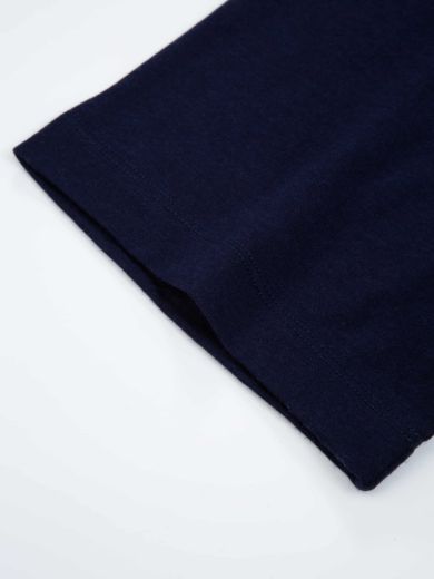 Bilde av WoolLand Kvina t-shirt man Blue Ink